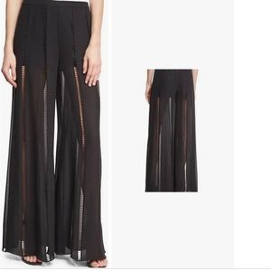 Haute hippie lita ladder silk pants